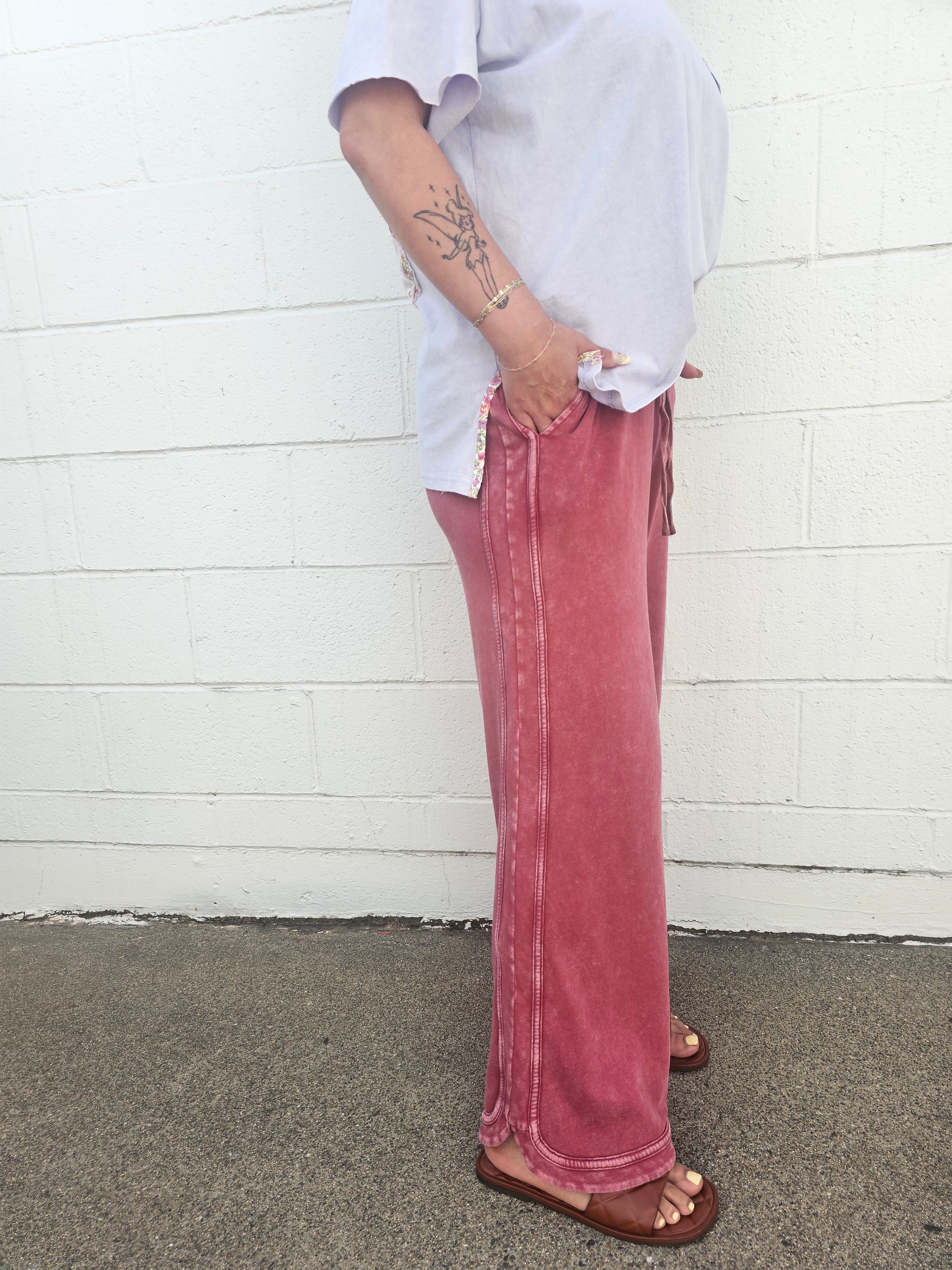 Beezus Pants- Wine