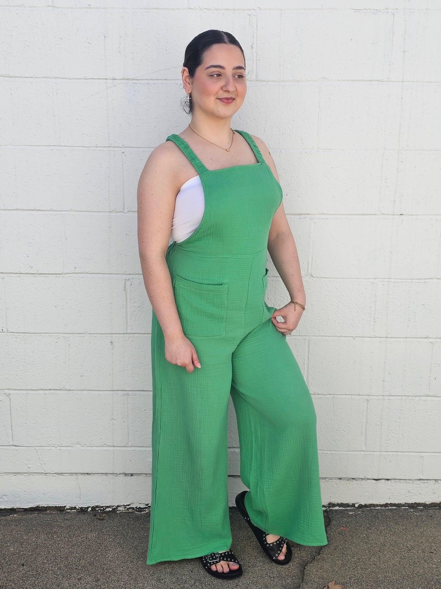 Roxie Jumpsuit- Green