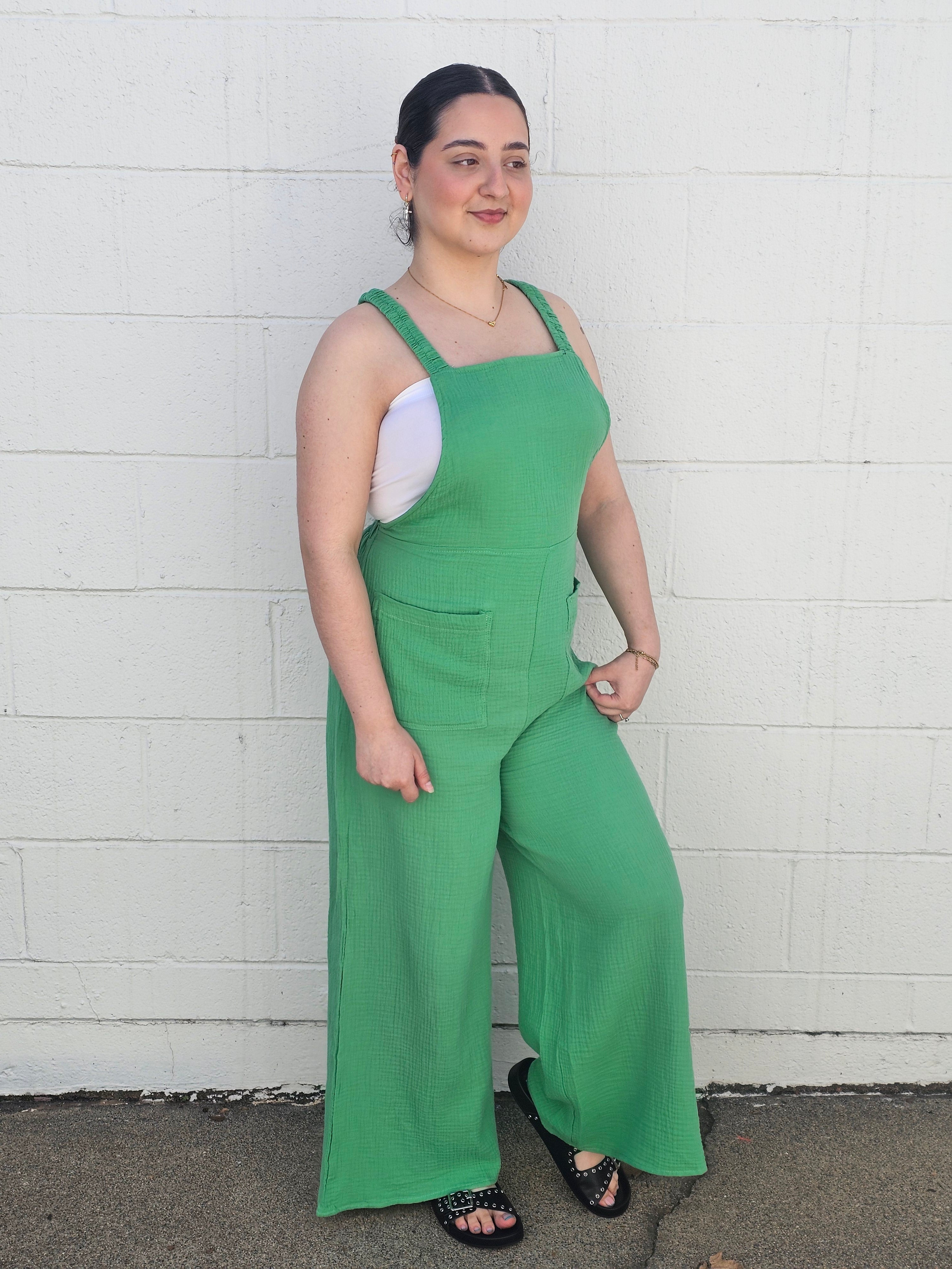 Roxie Jumpsuit- Green