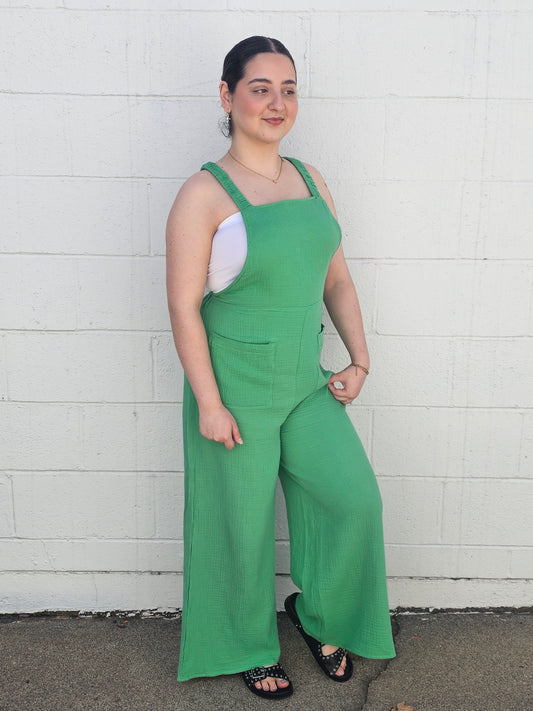 Roxie Jumpsuit- Green