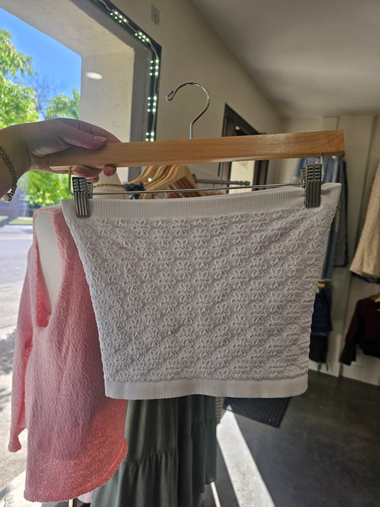 Basilica Tube Top- White