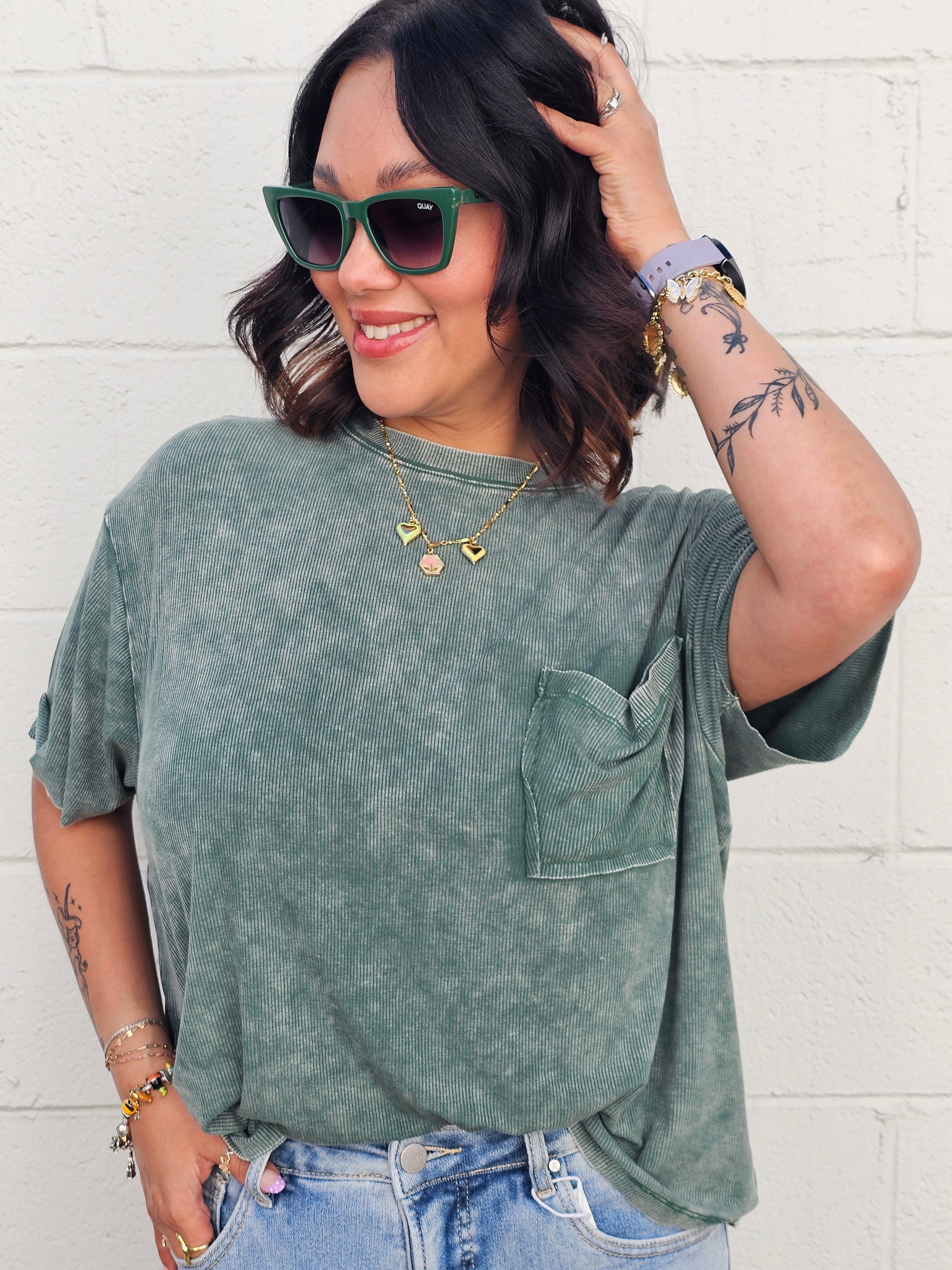 Odette Top- Green
