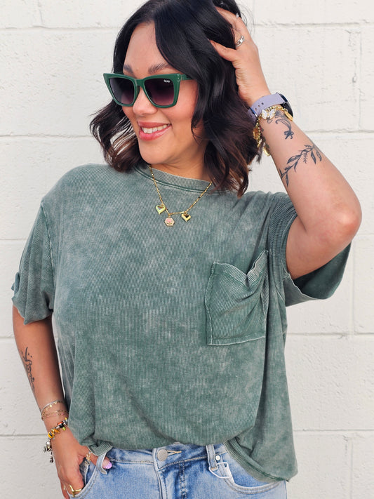 Odette Top- Green