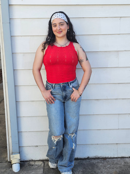 Aritzia Top- Red