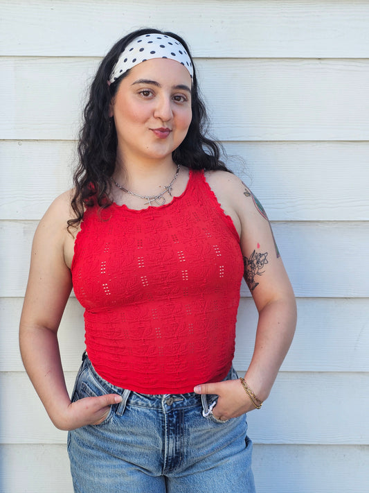 Aritzia Top- Red