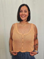 Caleb Knit Top- Apricot
