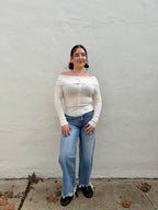 Regina Top- White