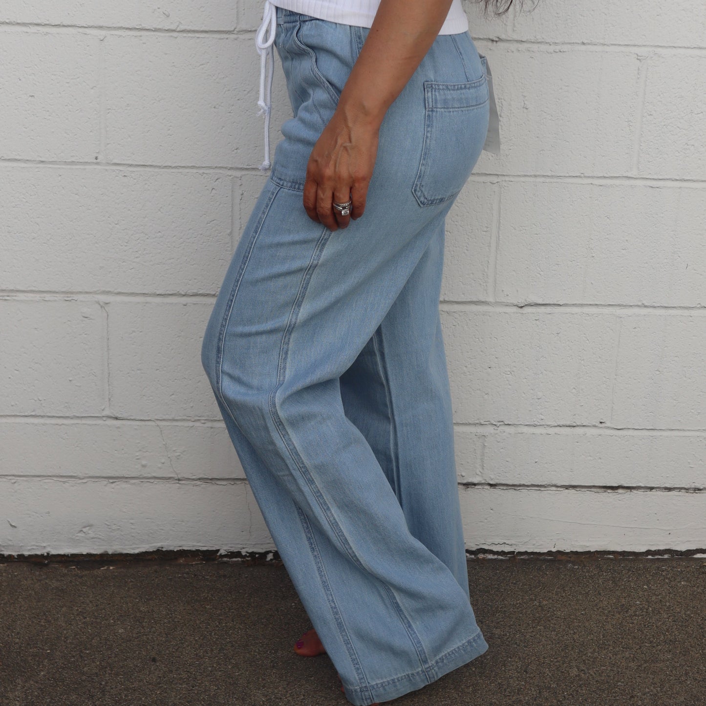 Drawstring Jean