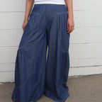 Retro Flare Denim Pants
