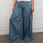 Retro Flare Denim Pants