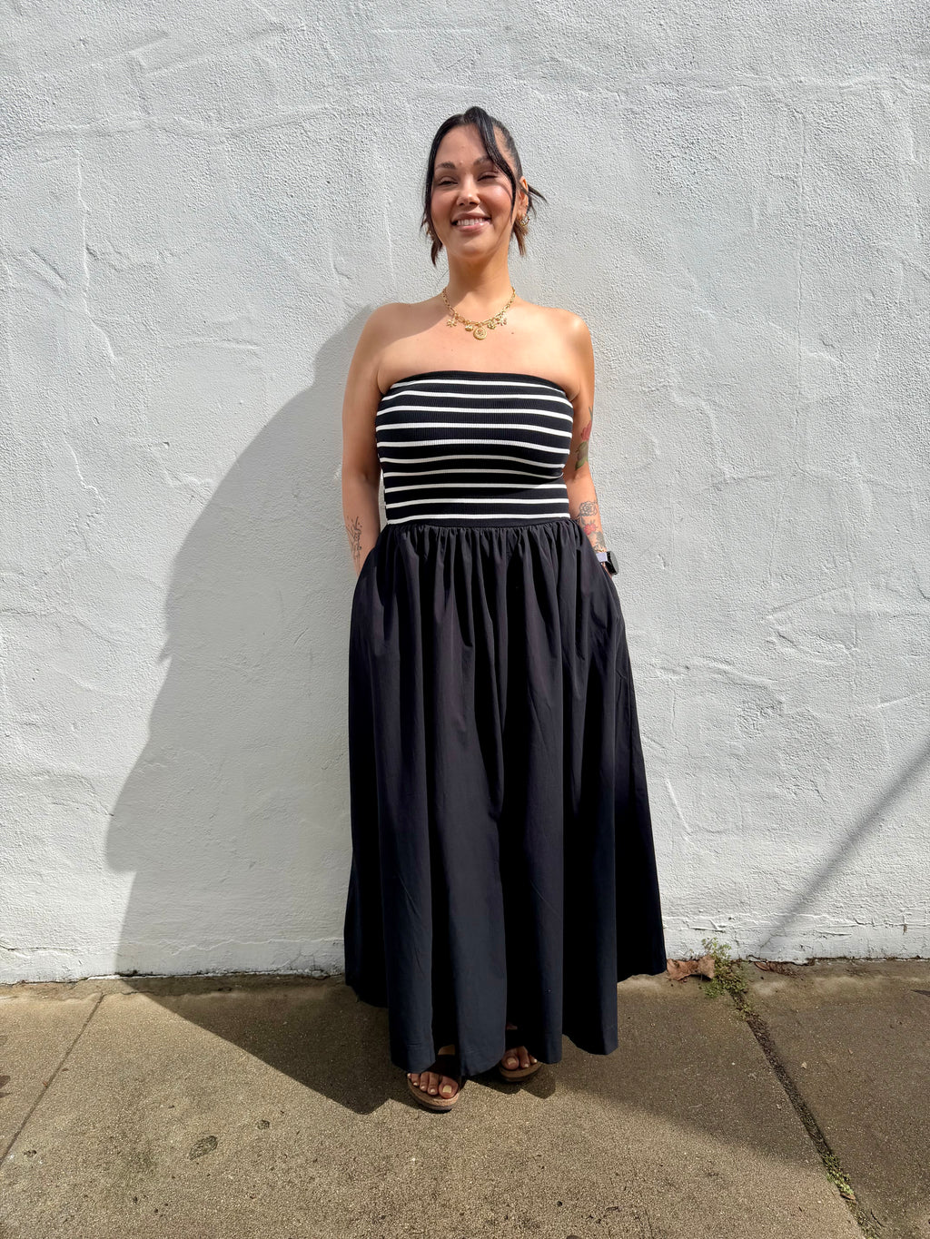 Lynn Dress- Striped