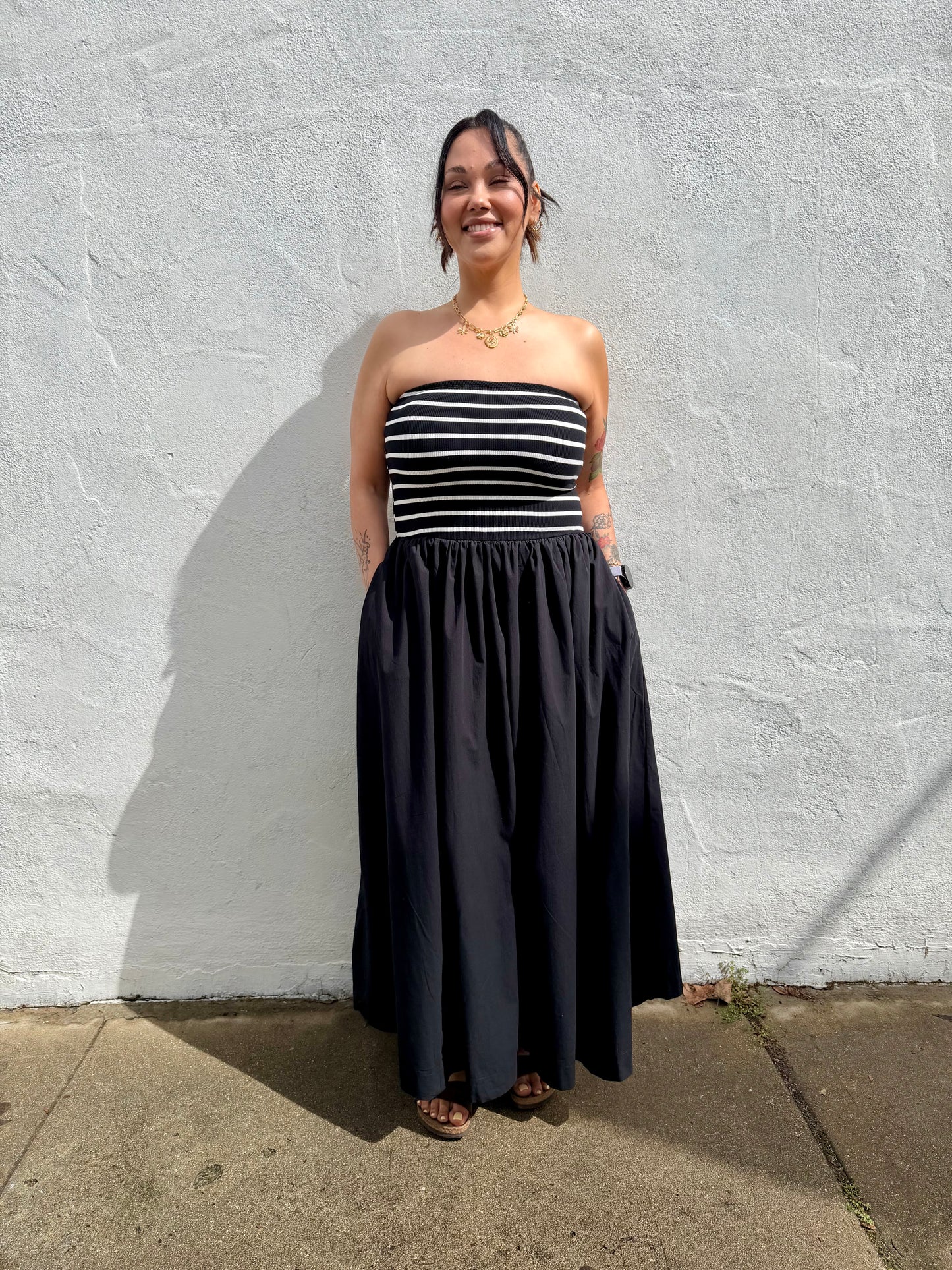 Lynn Dress- Striped