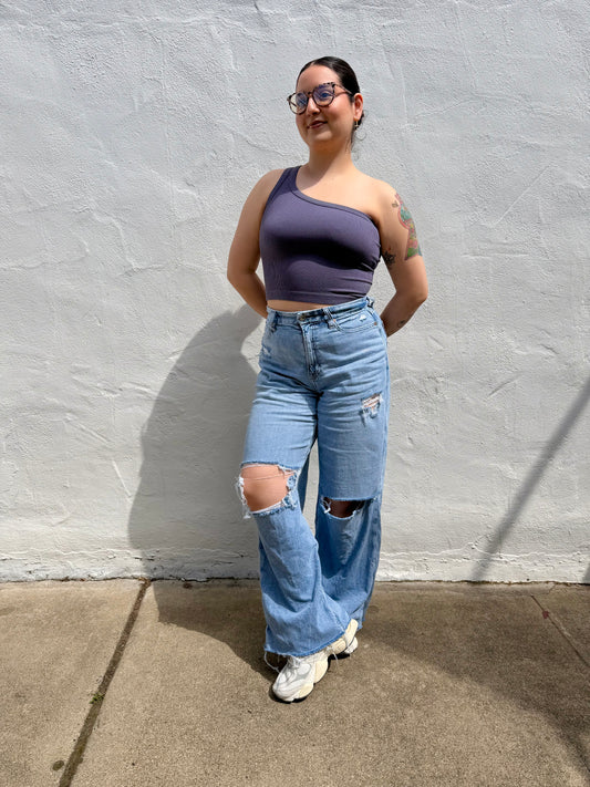 Brenna Top- Navy