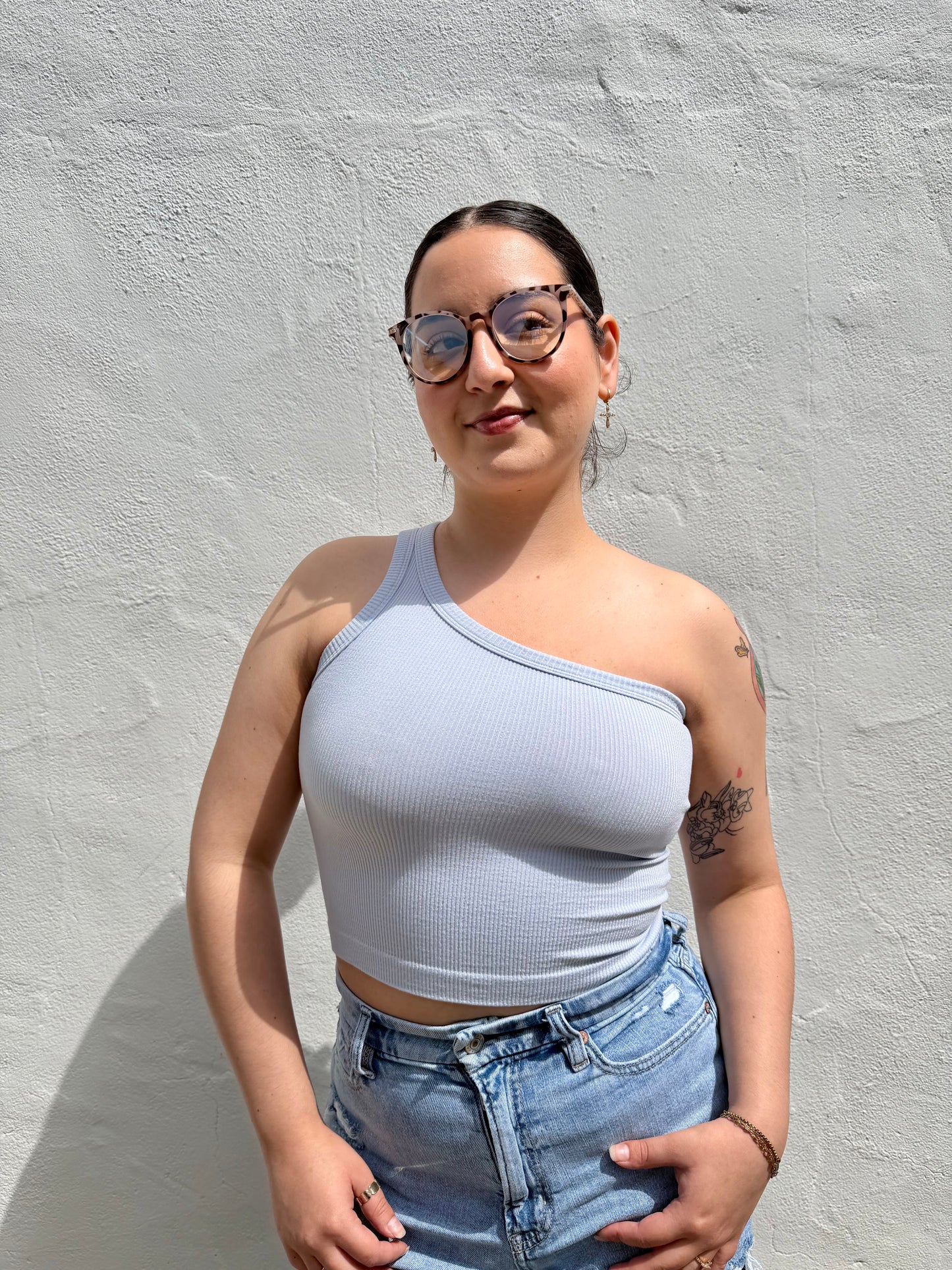 Brenna Top- Light Blue