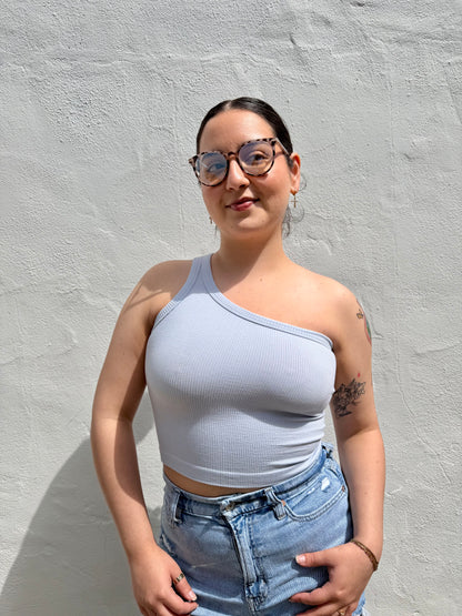Brenna Top- Light Blue