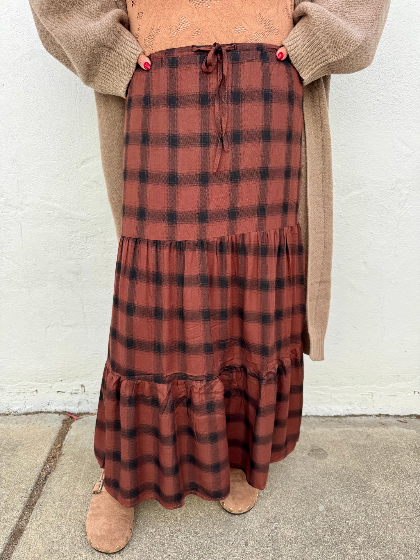 Ximena Skirt-Rust