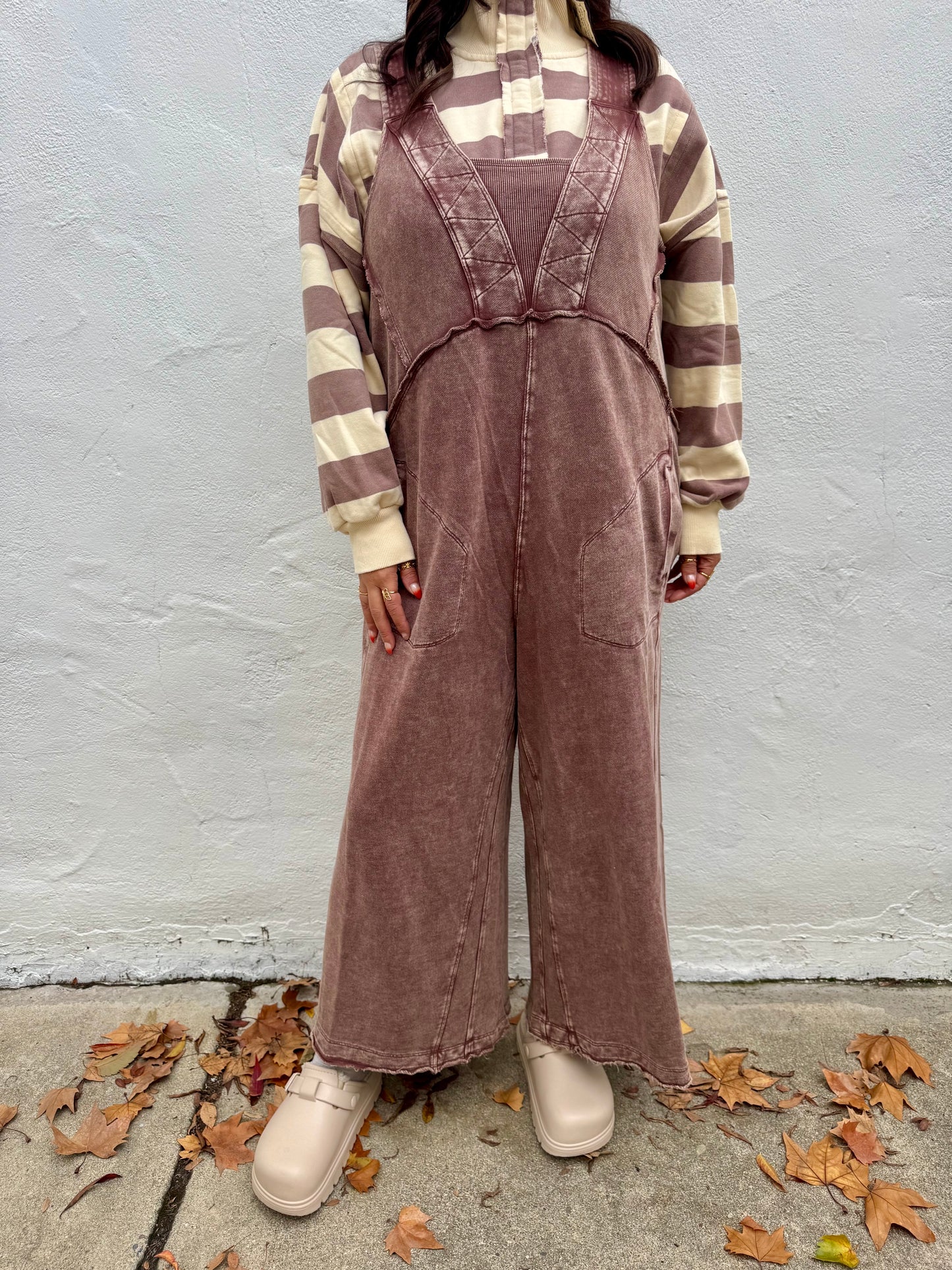 Avery Jumpsuit- Chocolate