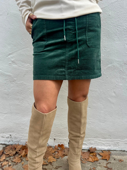 Cran and Fig Skirt- Green