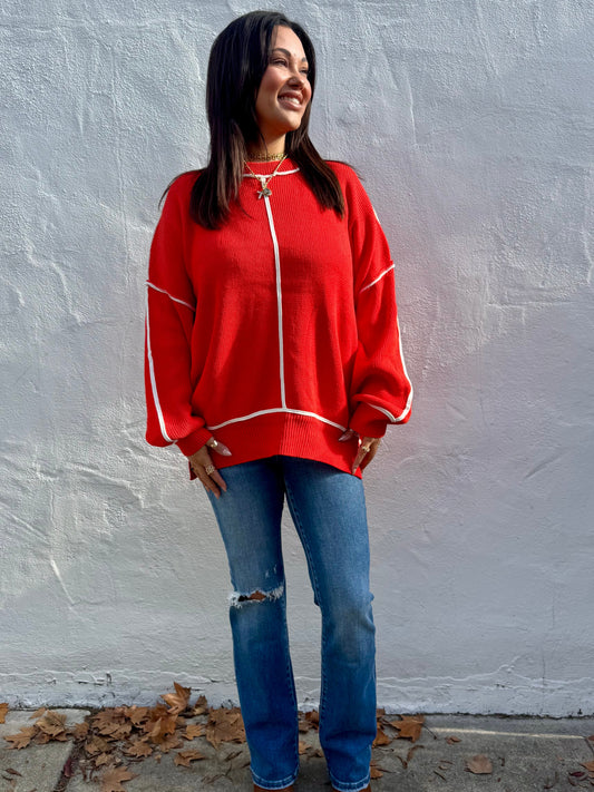 Ford Sweater-Red