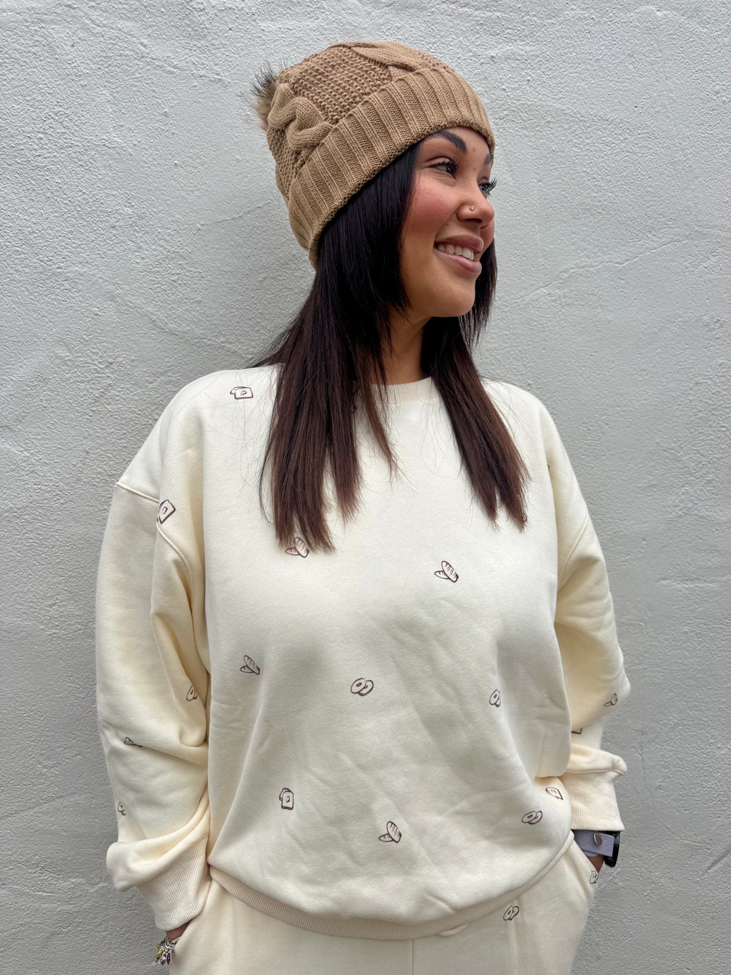 Beanie Bun- Camel