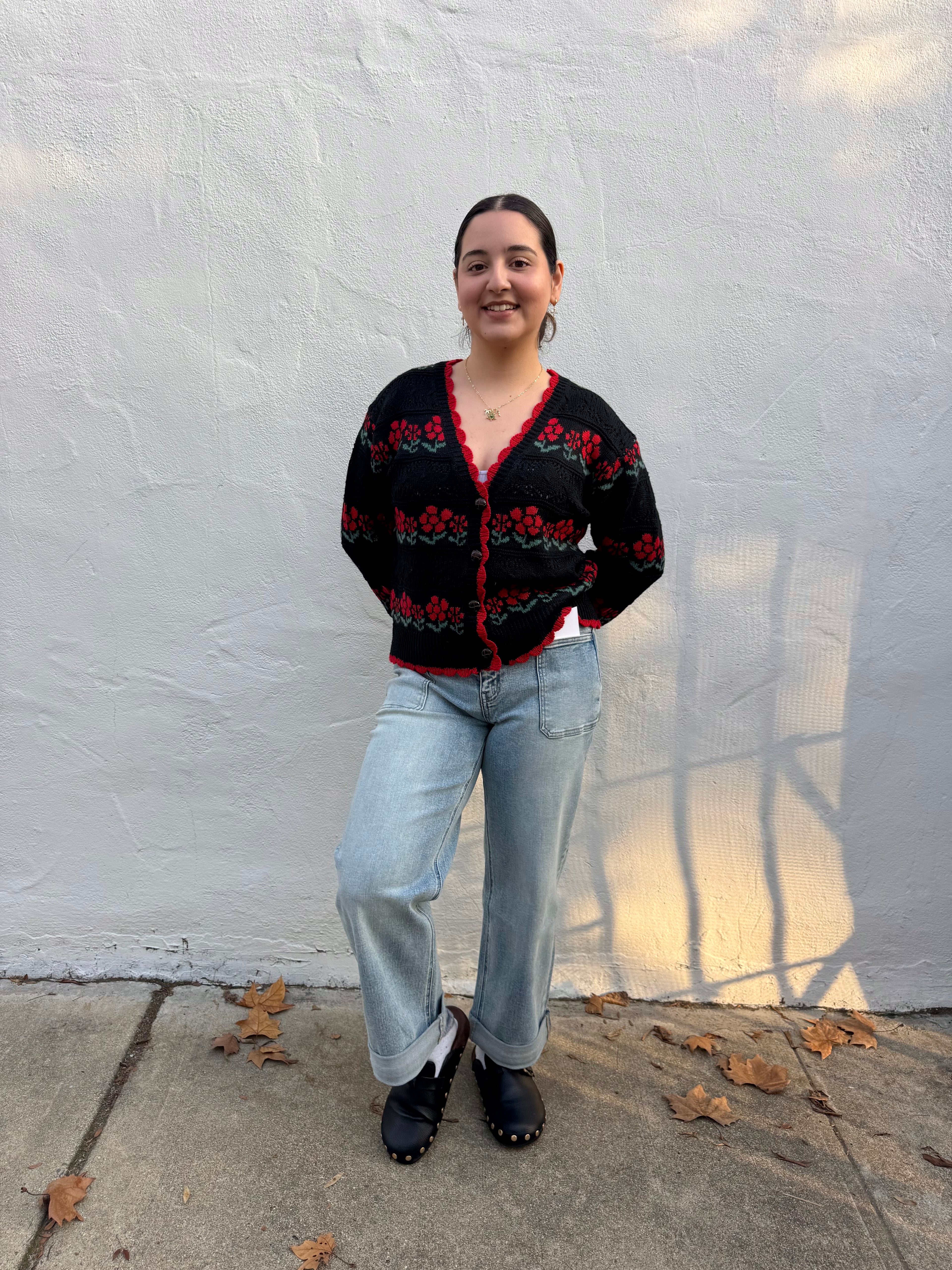 Poinsettia Cardigan