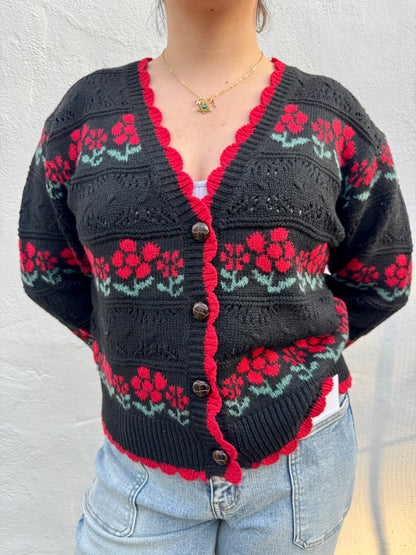 Poinsettia Cardigan