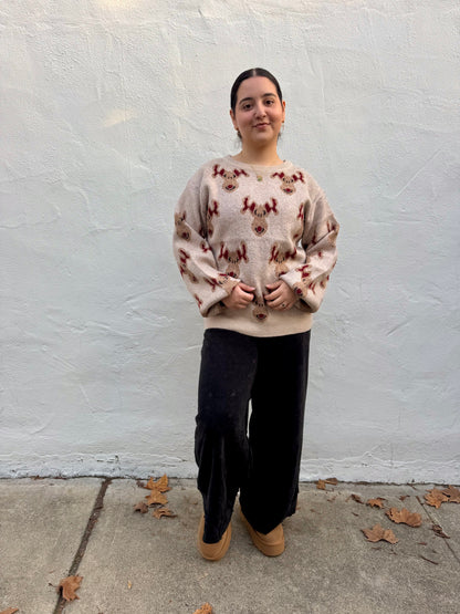 Rednose Sweater-Oatmeal