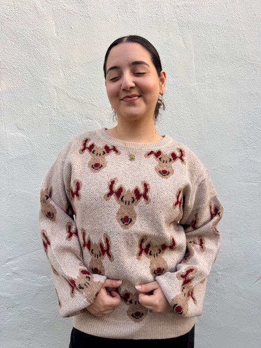 Rednose Sweater- Ivory