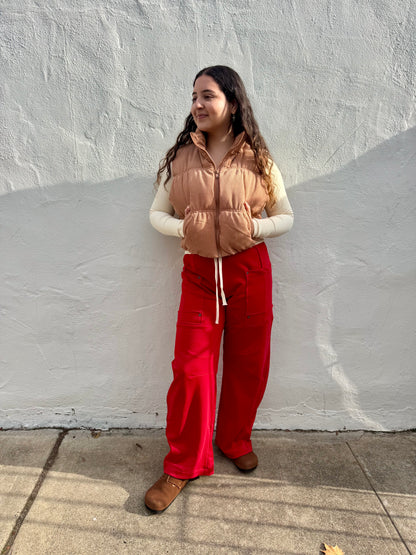 Brady Sweatpants- Red