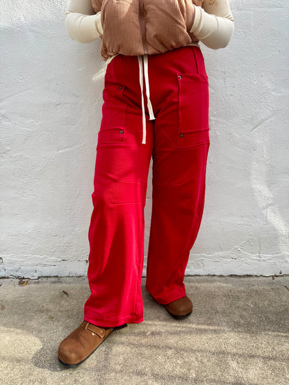 Brady Sweatpants- Red