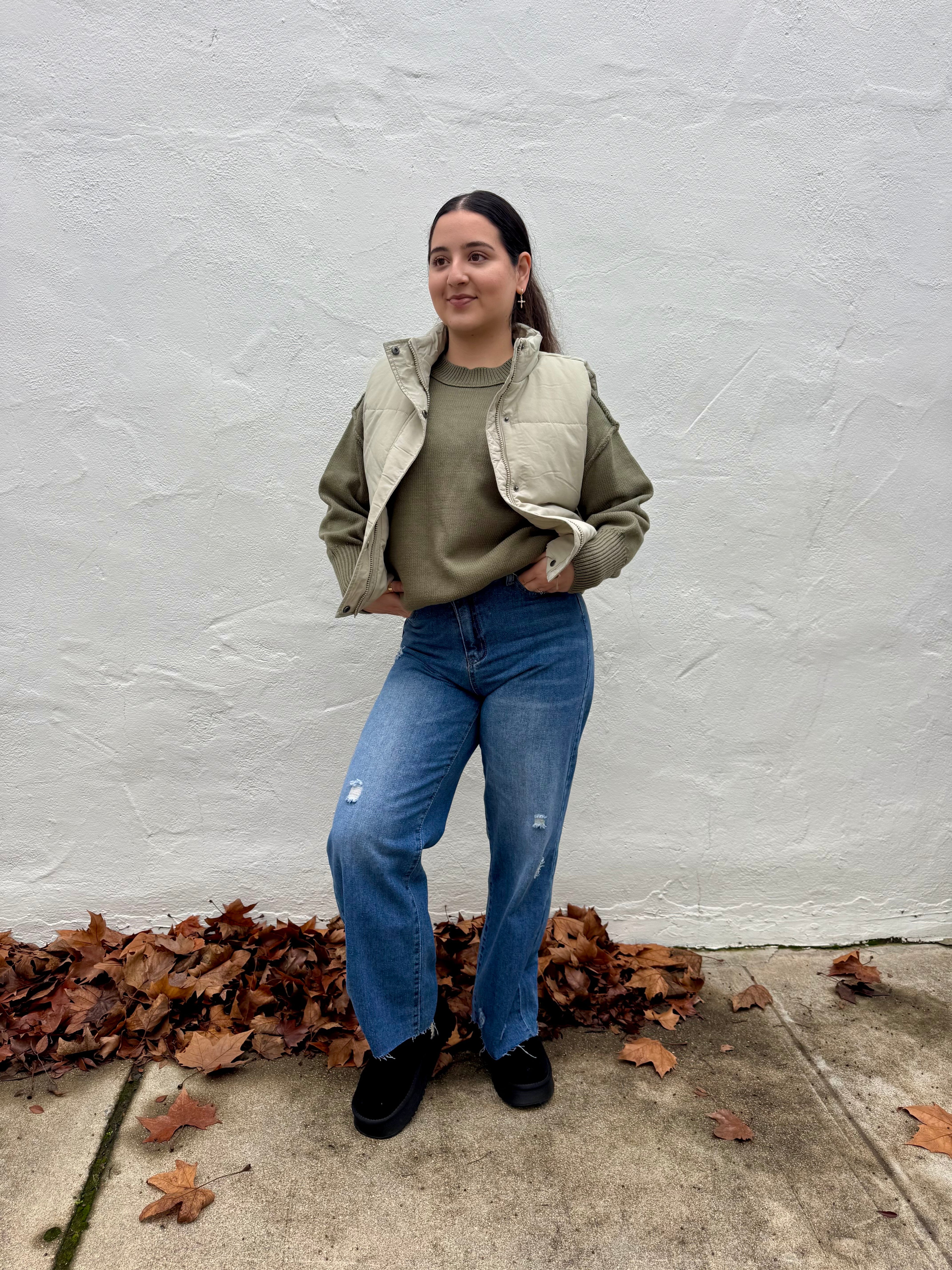Selena Sweater- Olive