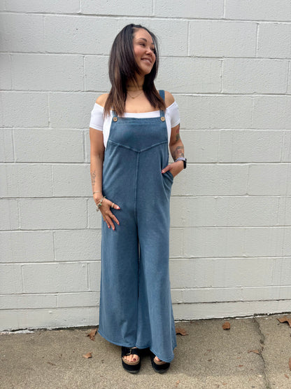 Eevie Jumpsuit- Blue