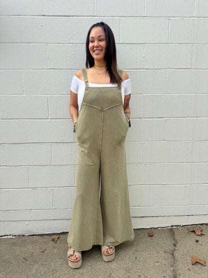 Eevie Jumpsuit- Green