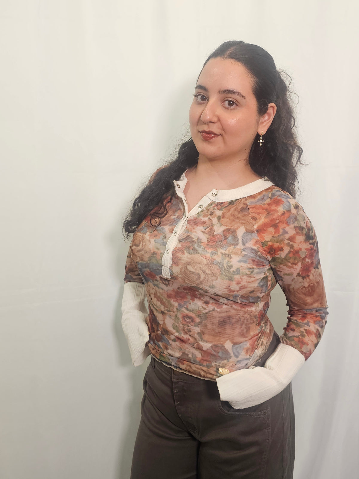 Dandelion Mesh Top