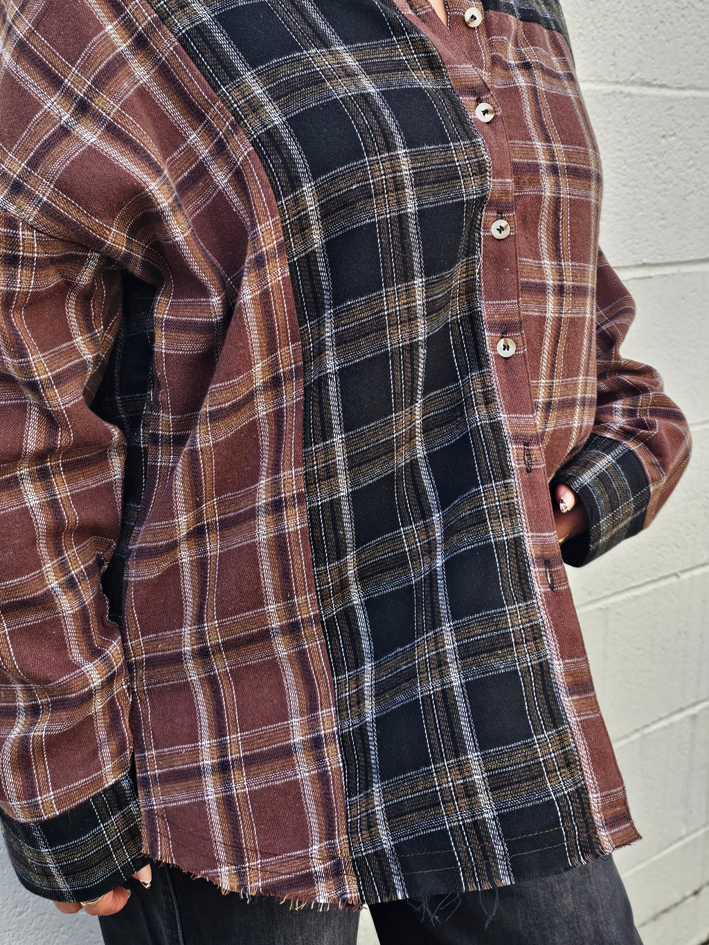 Cozy Fall Flannel- Brown
