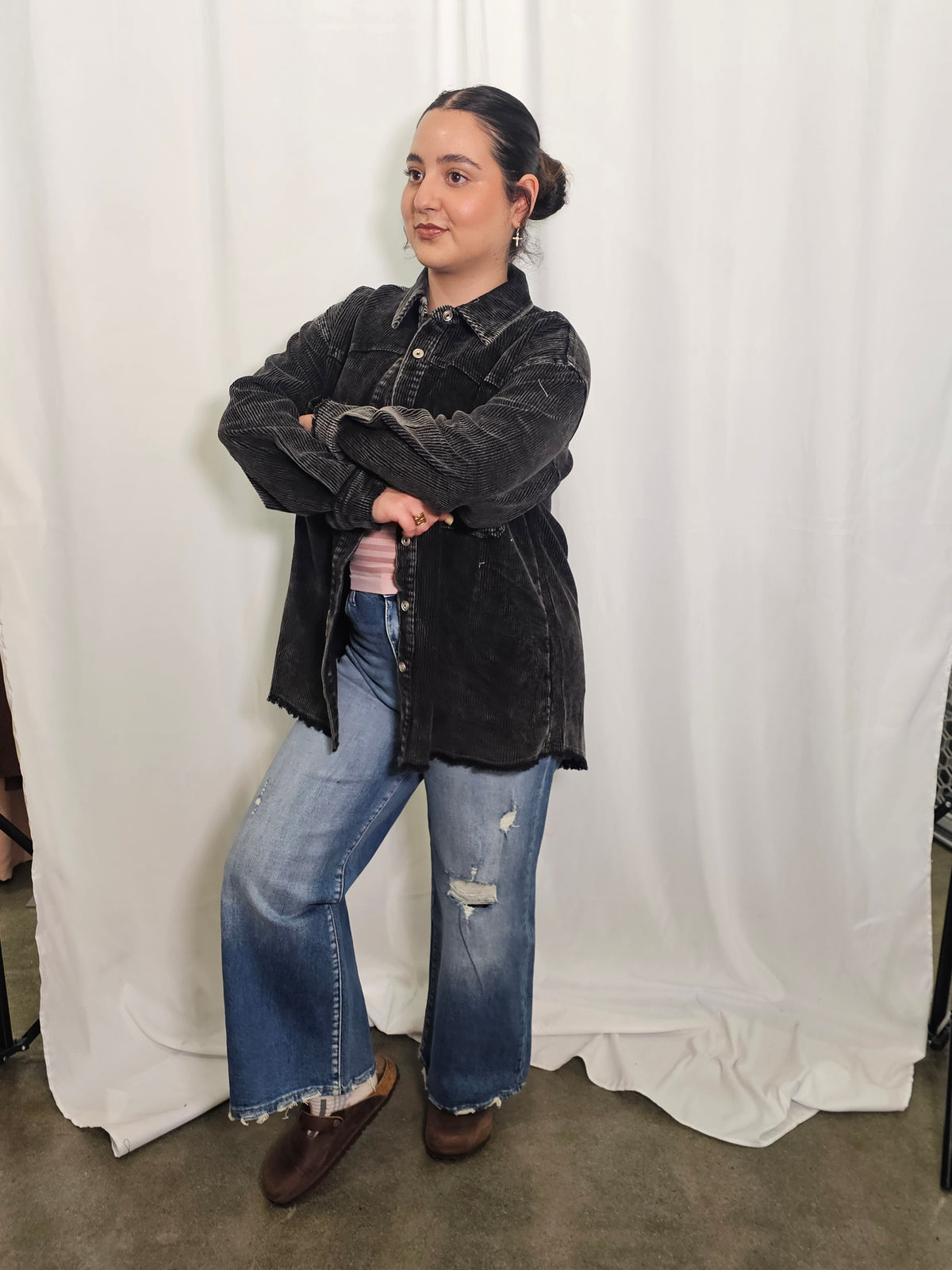 Shayla Shacket- Black