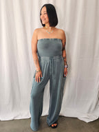 Potter Jumpsuit- Teal