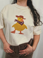 Western Ducky Sweater Top