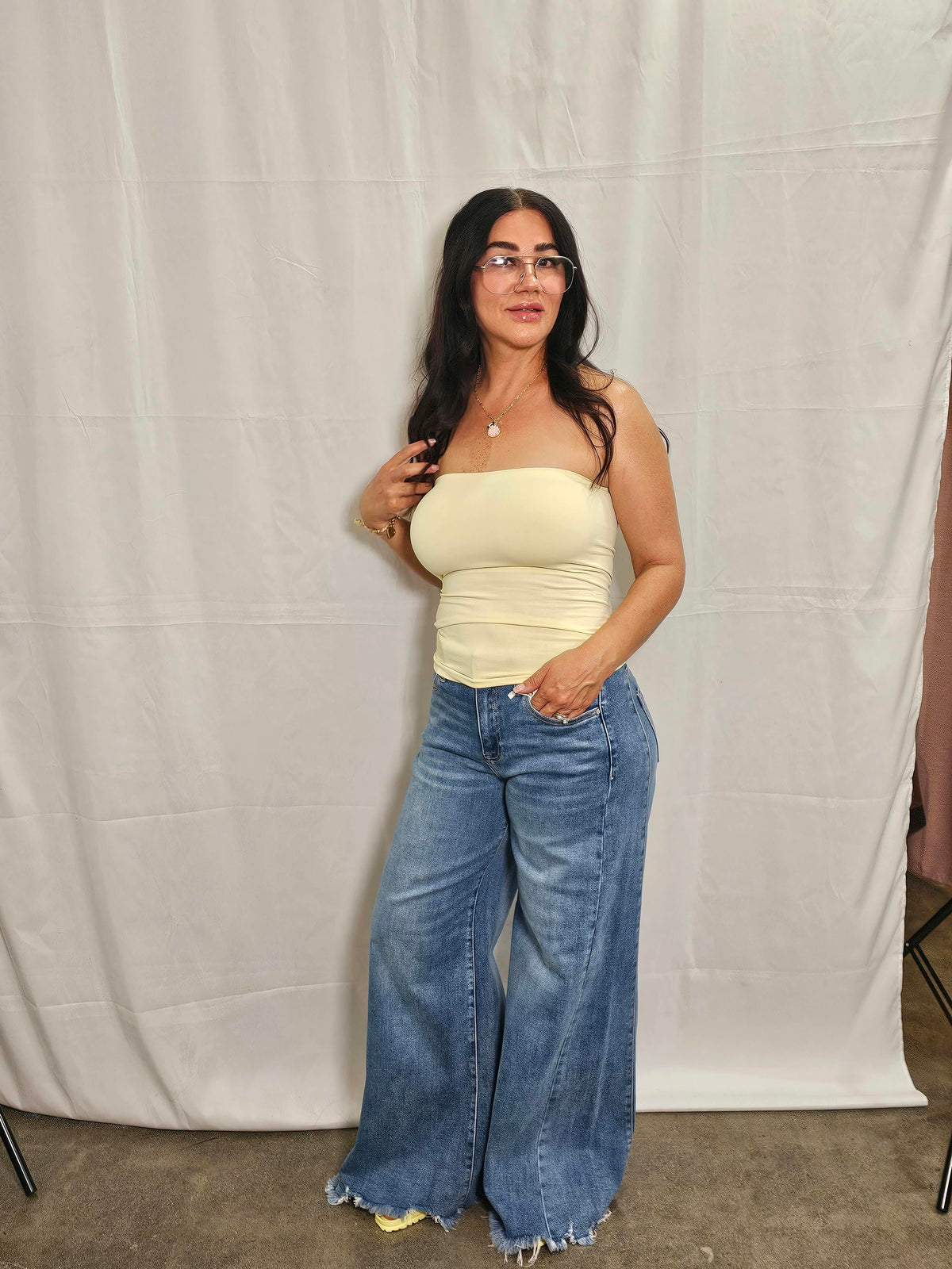 Syd Tube Top- Yellow