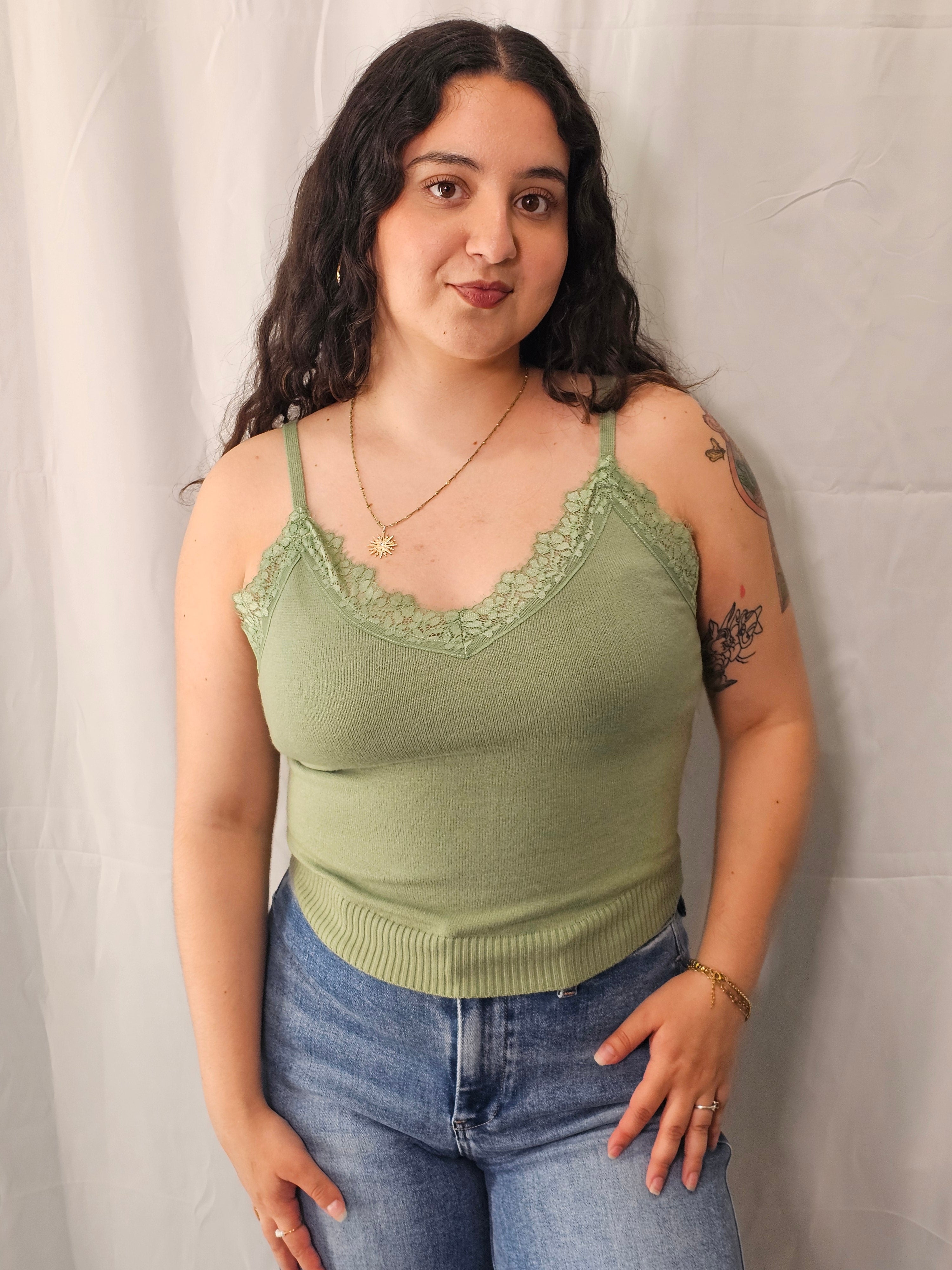 Heidi Tank- Green