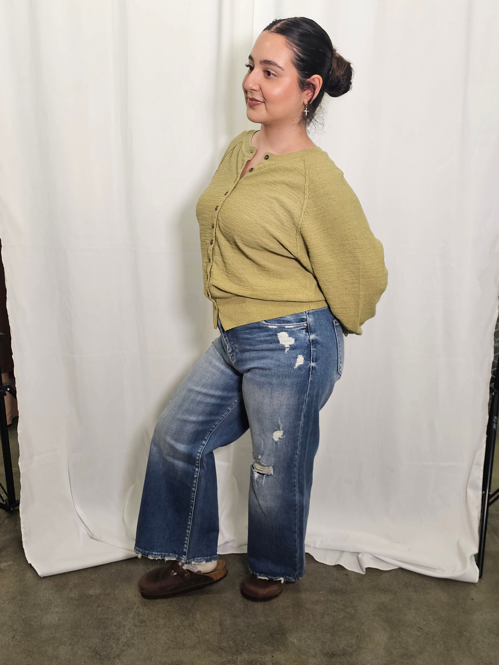 Jasper Cardigan- Green