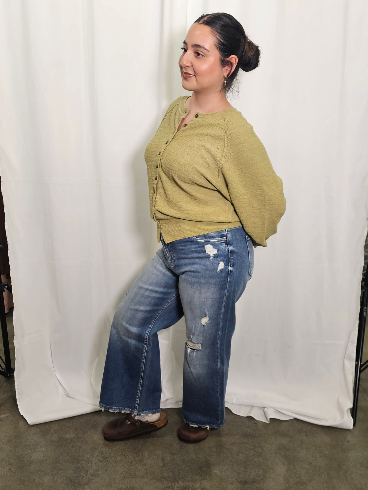 Jasper Cardigan- Green
