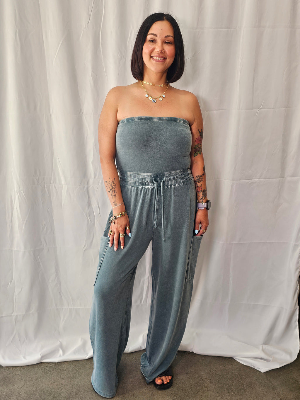 Potter Jumpsuit- Teal