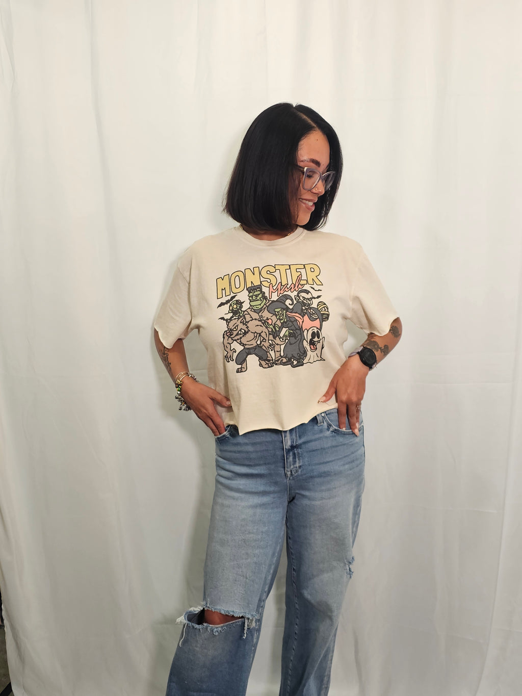 Ghoulish Crop Top