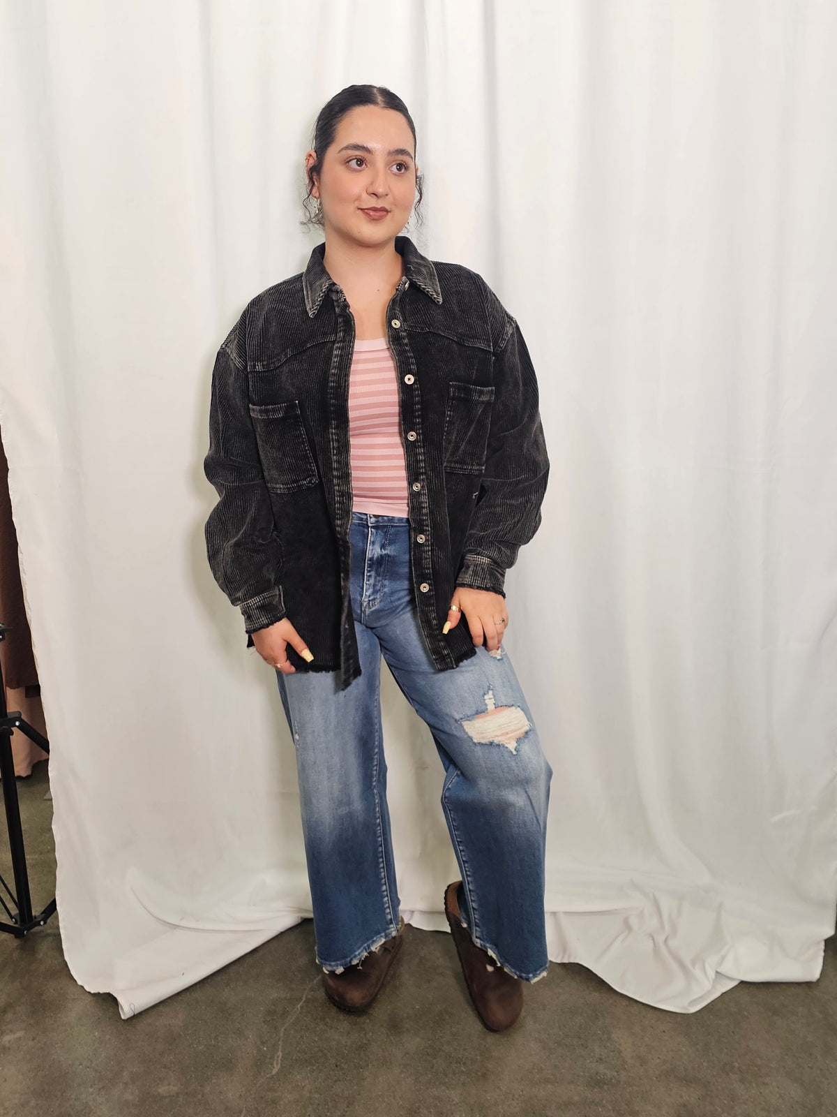 Shayla Shacket- Black