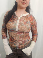Dandelion Mesh Top