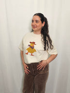 Western Ducky Sweater Top