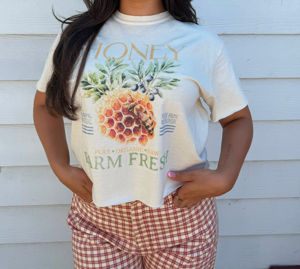 Honeycomb Crop Top