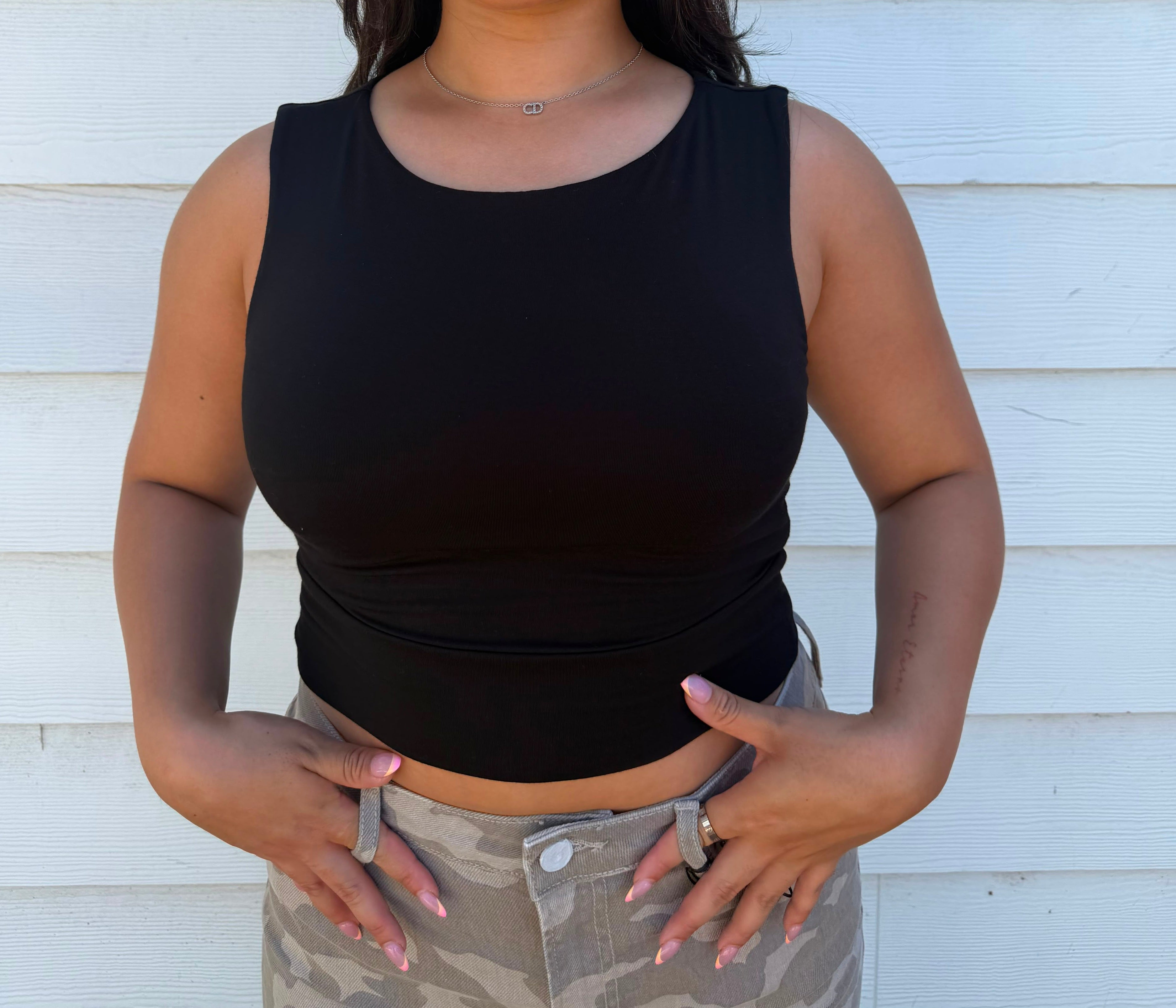 Tia Tank- Black